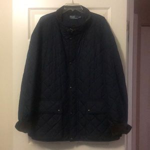 Polo by Ralph Lauren Navy Puffer Lightweight Coat